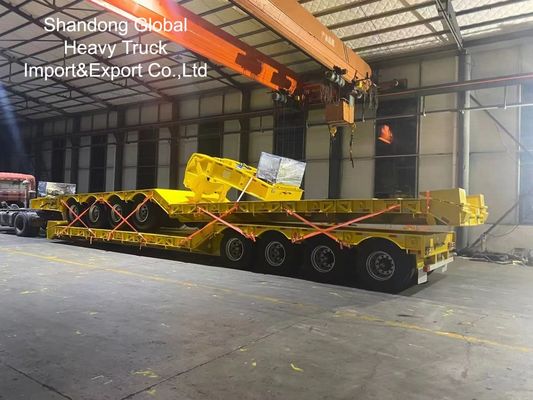 Semi-reboque de dois eixos de carga pesada de 40 pés - certificado ECE, CE