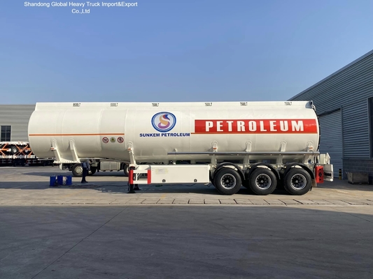 3 eixos de carga pesada de tanque de combustível Semi-reboque 50000L Capacidade