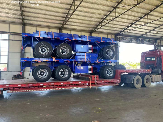 Semi-reboque de 3 eixos para transporte agrícola e industrial