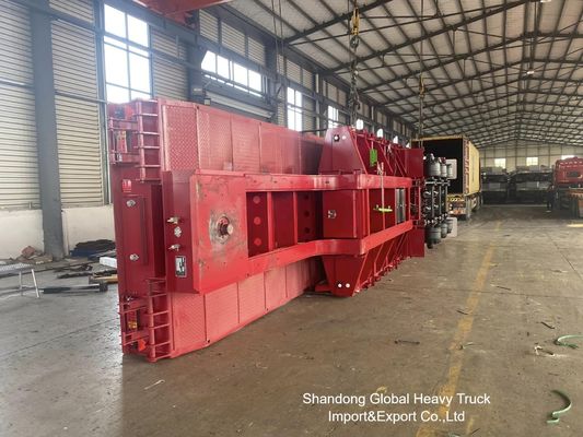 Semi-reboque de carga baixa de 3 eixos de 60 t para transporte de mercadorias pesadas