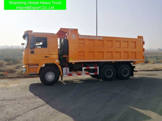 Novo ou usado Shacman Dump Truck 6x4 Dumper com emissões Euro 2 10 Transmissão para a frente e 8329x2490x3450mm Especificação