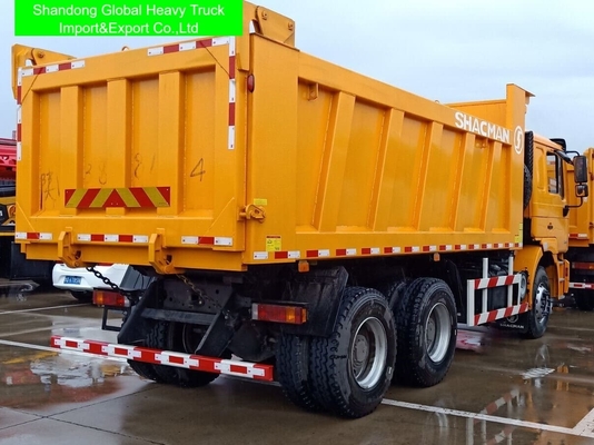 Novo ou usado Shacman Dump Truck 6x4 Dumper com emissões Euro 2 10 Transmissão para a frente e 8329x2490x3450mm Especificação