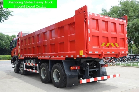 Caminhão Basculante Shacman F3000 X3000 H3000 M3000 HOWO 371 380 375 8X4 para serviço pesado