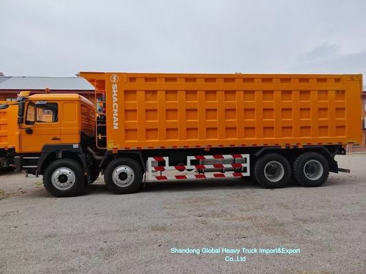 Shacman F3000 8×4 Dump Truck com motor diesel de 400 hp e estilo de elevação frontal para construção pesada