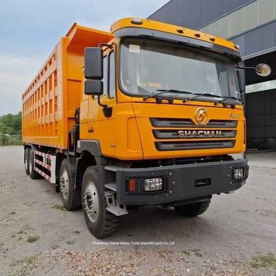 Shacman F3000 8×4 Dump Truck com motor diesel de 400 hp e estilo de elevação frontal para construção pesada