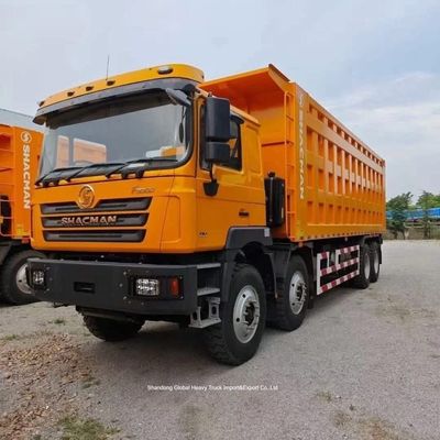 Shacman F3000 8×4 Dump Truck com motor diesel de 400 hp e estilo de elevação frontal para construção pesada