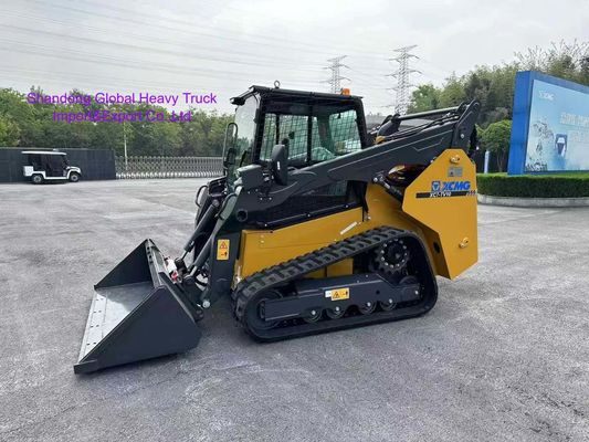 Mini carregadeira skid steer de 3 toneladas XC7-SR07 35,5kw com certificação CE