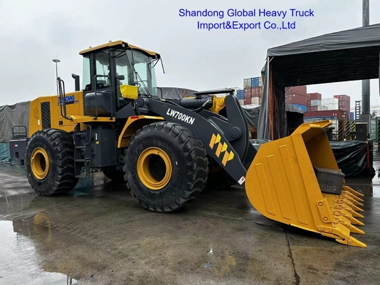 Carregadeira de rodas Liugong LW700KN de 7 toneladas com motor Weichai