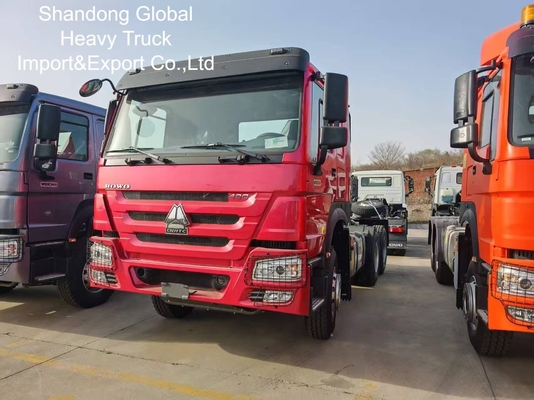 HOWO 6x4 caminhão-trator 400HP Diesel Transmissão manual