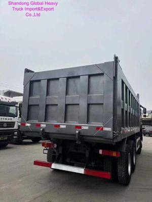 Sinotruk HOWO camião de descarga pesado com capacidade de carga de 25-30 toneladas 5600 × 2300 × 1500 mm caixa de carga e tanque de combustível de 400 l