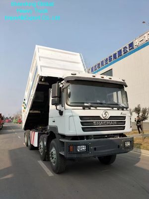 Caminhão Basculante Shacman F3000 Novo em Folha, com Capacidade de Carga de 30 Toneladas, Emissão Euro 2 e Sistema Hidráulico HYVA