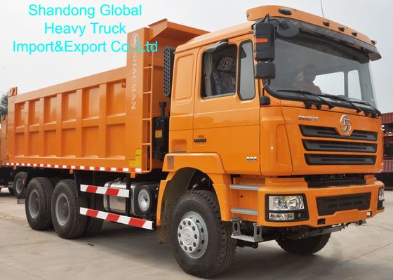 Shacman F3000 camião de descarga com Euro 3 emissões padrão 400 HP motor e 6x4 roda motriz para mineração pesada