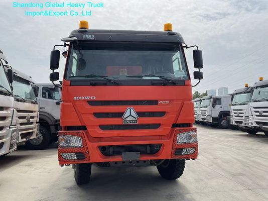 Camião basculante pesado HOWO-7 8x4 com pneus 12.00R20, tanque de combustível de 400L e caixa de carga de 8600×2300×1500 mm