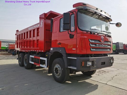 Shacman F3000 6X4 caminhão de descarga pesado com depósito de combustível de 400L de emissões Euro2 e cabine F3000 com cama