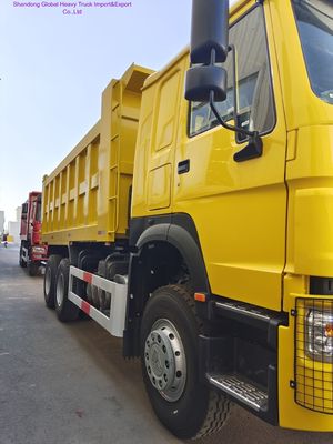 Novo Caminhão Basculante Sinotruk HOWO 6X4 para serviço pesado com motor Cummins de 400 HP e direção à esquerda/direita