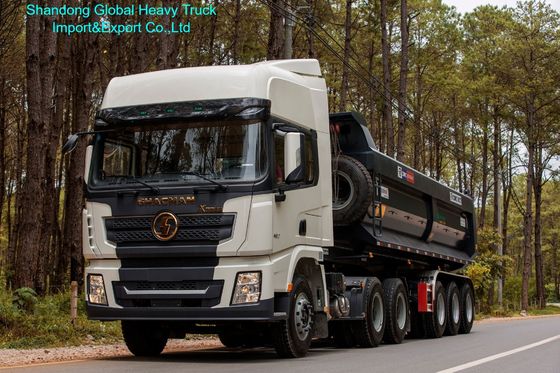 Caminhão Trator Shacman F3000 para serviços pesados com tanque de combustível de 400-600 L e chassi durável para transporte de longa distância
