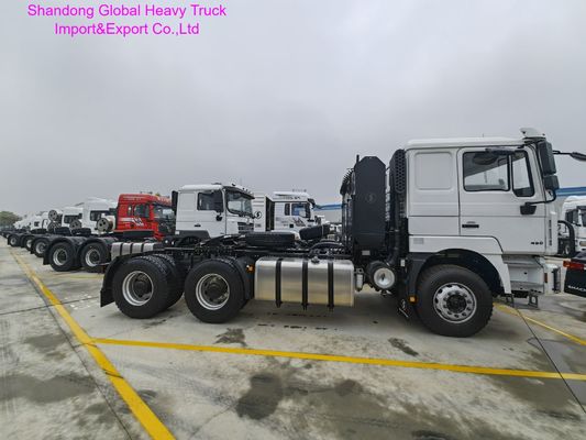 Caminhão Trator Shacman F3000 para serviços pesados com tanque de combustível de 400-600 L e chassi durável para transporte de longa distância