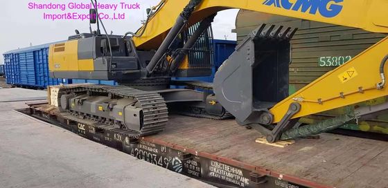Excavadora hidráulica de arrasto de 33,5 toneladas da marca XCMG com motor de alto desempenho para aplicações pesadas
