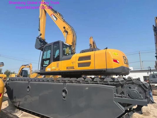 30 Ton Amphibious Excavator with Long Reach Design for River Dredging and Port Construction