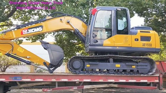 Excavadora hidráulica de arrasto de 33,5 toneladas da marca XCMG com motor de alto desempenho para aplicações pesadas