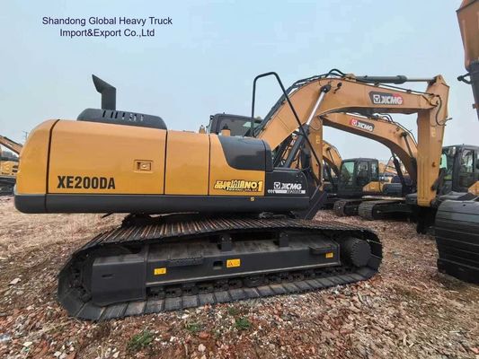 Excavadora hidráulica de arrasto de 33,5 toneladas da marca XCMG com motor de alto desempenho para aplicações pesadas