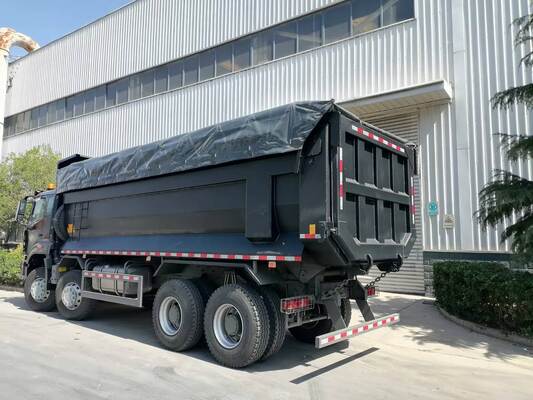 Caminhão betoneira HOWO reformado de 10 metros cúbicos com motor de 371HP para entrega de concreto econômica