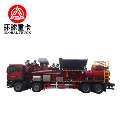 Caminhão Unidade de Fraturamento para Campo de Petróleo de 2800HP com Bomba de Êmbolo de Alta Pressão e Configuração de Tração 8×6 para Perfuração de Petróleo