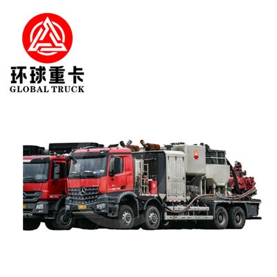 Heavy Duty 8×6 Fracturing Sand Tanker with Euro 6 Emission Standard and 1697L/Min Maximum Plunger Pump Displacement