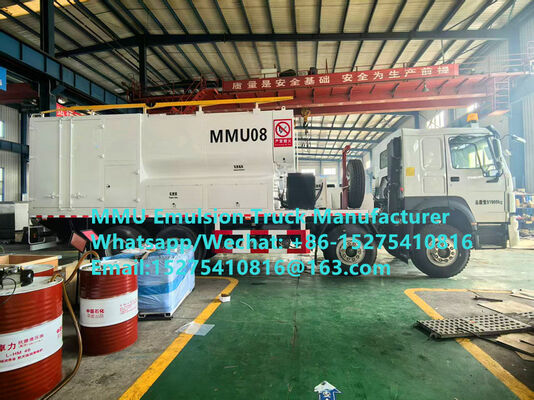 Low price China made TREAD 15/20/25/30Ton mixing and charging emulsion Bulk ANFO Trucks mobile explosive Manufacturing Unit Mongolia CONGO DRC PERU GHANA ZIMBABWE Mining Blasting Service MMU