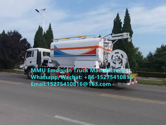 Promoção quente Caminhão de carregamento de explosivos a granel de emulsão DURÁVEL HOWO 15T GLOBAL-BCRH-15 para mistura e carregamento no local Serviço de detonação de mineração Mongólia Cazaquistão Uzbequistão Indonésia Congo RDC GUINÉ MMU