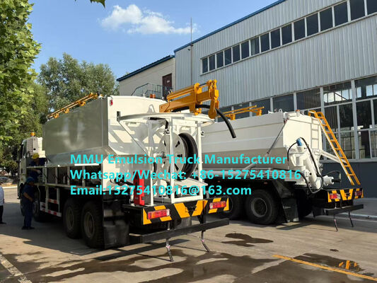 Caminhão misturador e carregador multifuncional HOWO 20Ton BCRH-20 para emulsão, explosivos a granel, Minas da Mongólia, Unidade de Fabricação de Explosivos Móveis MEMU MMU para Cazaquistão, Uzbequistão, Indonésia, Congo RDC