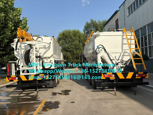 Caminhão de mistura e carregamento multifuncional HOWO 20Ton BCRH-20 para emulsão de explosivos a granel, Mina da Mongólia, Unidade Móvel de Fabricação de Explosivos MEMU, Cazaquistão, Uzbequistão, Indonésia, Congo, MEMU MMU