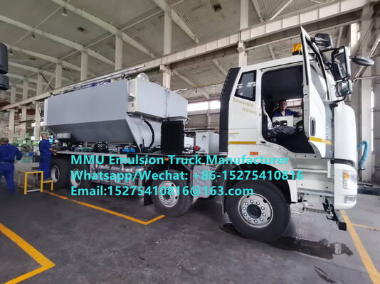 Caminhão misturador e carregador multifuncional HOWO 20Ton BCRH-20 para emulsão, explosivos a granel, Minas da Mongólia, Unidade de Fabricação de Explosivos Móveis MEMU MMU para Cazaquistão, Uzbequistão, Indonésia, Congo RDC