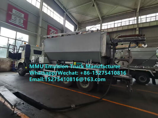 Caminhão misturador e carregador multifuncional HOWO 20Ton BCRH-20 para emulsão, explosivos a granel, Minas da Mongólia, Unidade de Fabricação de Explosivos Móveis MEMU MMU para Cazaquistão, Uzbequistão, Indonésia, Congo RDC