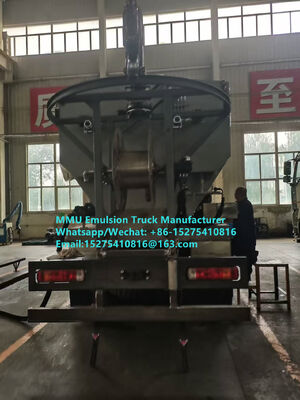 Caminhão misturador e carregador multifuncional HOWO 20Ton BCRH-20 para emulsão, explosivos a granel, Minas da Mongólia, Unidade de Fabricação de Explosivos Móveis MEMU MMU para Cazaquistão, Uzbequistão, Indonésia, Congo RDC