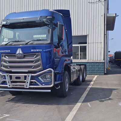 HOWO NX 6×4 caminhão-trator com motor de 380 CV e suspensão de mola de folha pesada para transporte de carga pesada