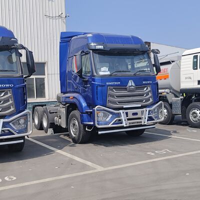 HOWO NX 6×4 caminhão-trator com motor de 380 CV e suspensão de mola de folha pesada para transporte de carga pesada