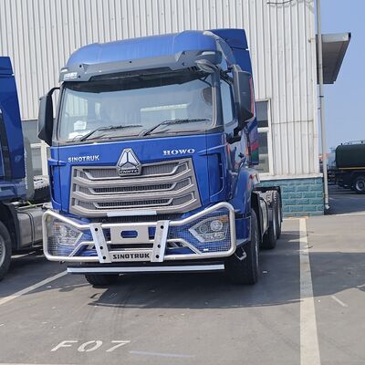 HOWO NX 6×4 caminhão-trator com motor a diesel de 420 hp, transmissão manual pesada e chassi reforçado para mineração
