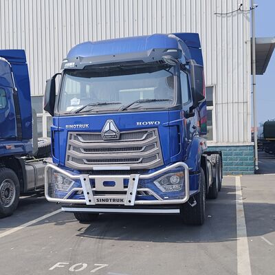HOWO NX 6×4 caminhão-trator com motor a diesel de 420 hp, transmissão manual pesada e chassi reforçado para mineração
