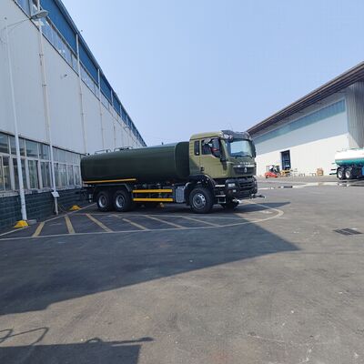HOWO TX 6×4 caminhão de tanque de água com 15-20 CBM de capacidade bomba de água centrífuga de alta pressão e corpo do tanque reforçado para supressão de poeira e limpeza municipal