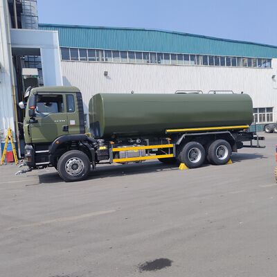 HOWO TX 6×4 Camião-tanque de água com carga útil de 20 T e norma de emissões Euro 2 para limpeza de estradas e controlo de poeira