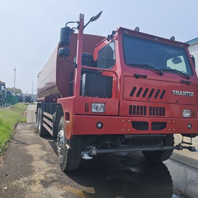 Caminhão pesado Shantui 6×4 de aspersão de água para mineração com carga útil de 20 toneladas e tanque de aço carbono