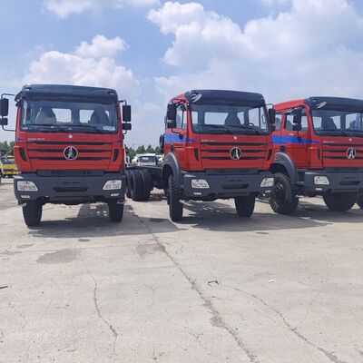BEIBEN 2642 6×4 camião de descarga pesado com motor WEICHAI de 420 hp e carga útil de 25-35 toneladas para mineração e construção