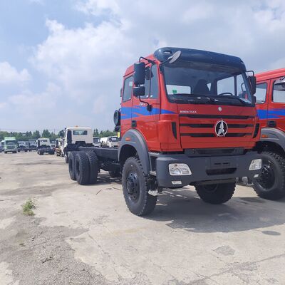BEIBEN 2642 6×4 camião de descarga pesado com motor WEICHAI de 420 hp e carga útil de 25-35 toneladas para mineração e construção