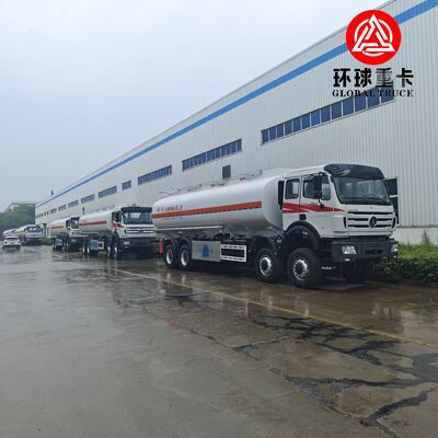 Caminhão Tanque de Combustível Diesel Beiben 8x8 35000L com Chassi Pesado Off-Road para Áreas de Mineração do Congo