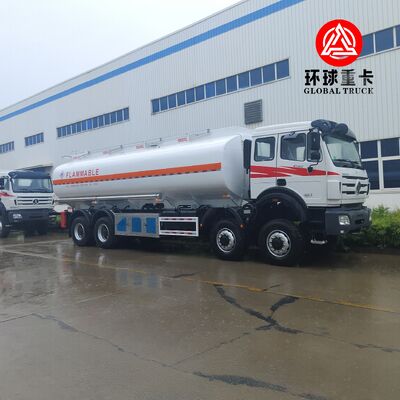 Beiben 8x8 35000L Caminhão-tanque de combustível de mineração pesado para transporte de diesel no Congo