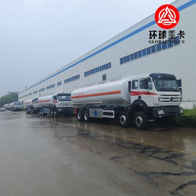 Caminhão Tanque de Combustível Beiben 8x8 35000L Caminhão Tanque Diesel Pesado para Projeto de Mineração no Congo