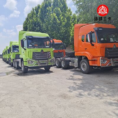 Caminhão Trator Sinotruk HOWO NX 6x4 371HP Diesel Prime Mover para Transporte de Semirreboque