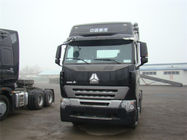 Direito/caminhão do trator de Howo A7 6x4 movimentação da mão esquerda com cabine de A7-W e 9 toneladas de eixo dianteiro