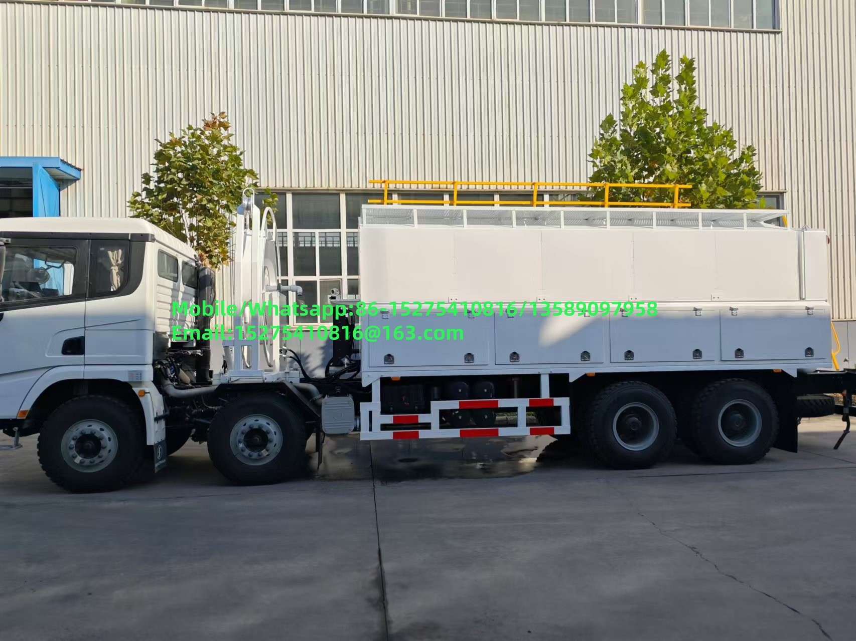 Multifuncional 15T 20T BCRH-20 ANFO emulsão mista no local Carros a granel Explosivos móveis Unidade de fabricação